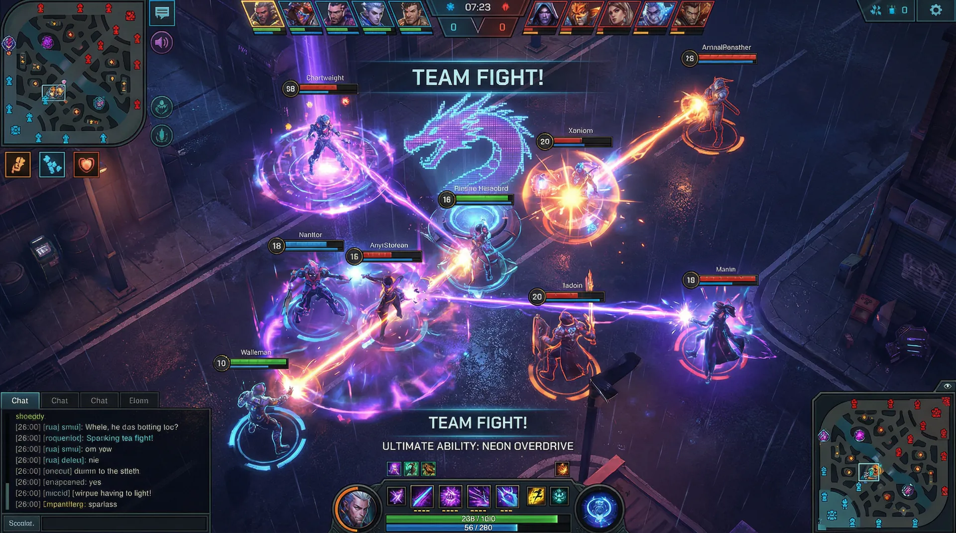 MOBA游戏团战名场面 - 极速电竞 高能时刻